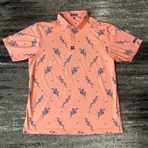 BAD BIRDIE Men’s Sidewinder Snake Golf Polo